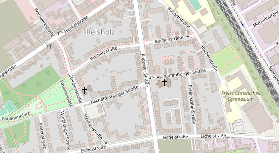 Heilpraktiker auf Satellitenbild