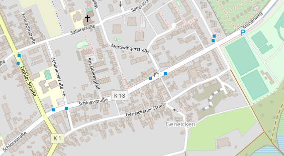 Heilpraktiker auf Satellitenbild