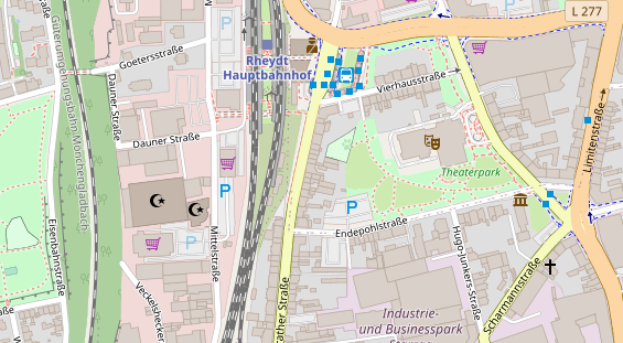 Heilpraktiker auf Satellitenbild