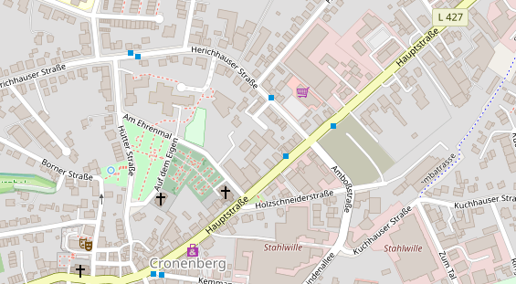 Heilpraktiker auf Satellitenbild