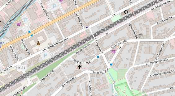 Heilpraktiker auf Karte