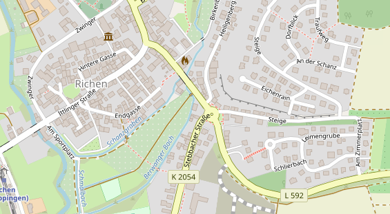 Heilpraktiker auf Satellitenbild