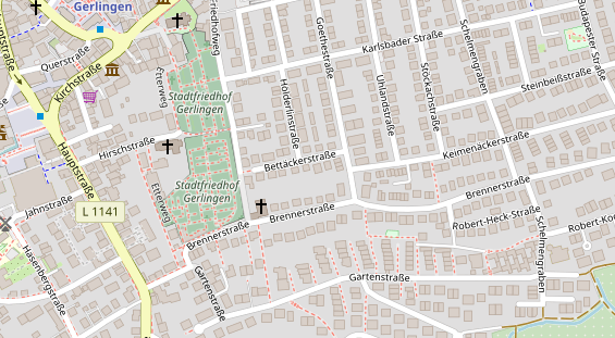 Heilpraktiker auf Satellitenbild