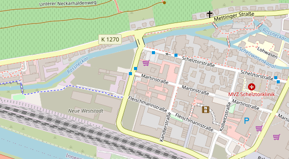 Heilpraktiker auf Satellitenbild