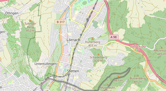 Heilpraktiker auf Karte