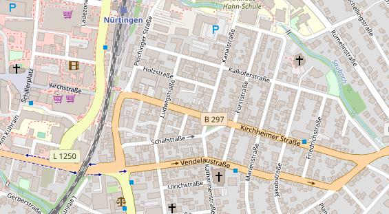 Heilpraktiker auf Satellitenbild