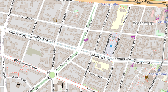 Heilpraktiker auf Satellitenbild