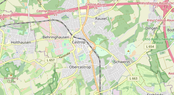 Heilpraktiker auf Karte