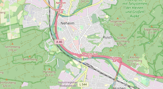 Heilpraktiker auf Karte