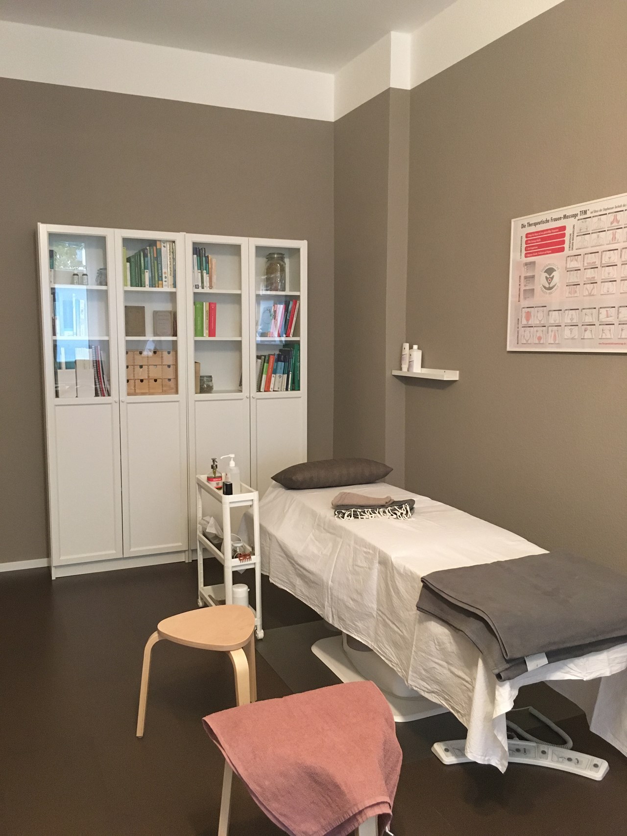 Silke Schröder Praxis für Naturheilkunde, Frauengesundheit & Hormonbalance Praxis Räume Massagebereich