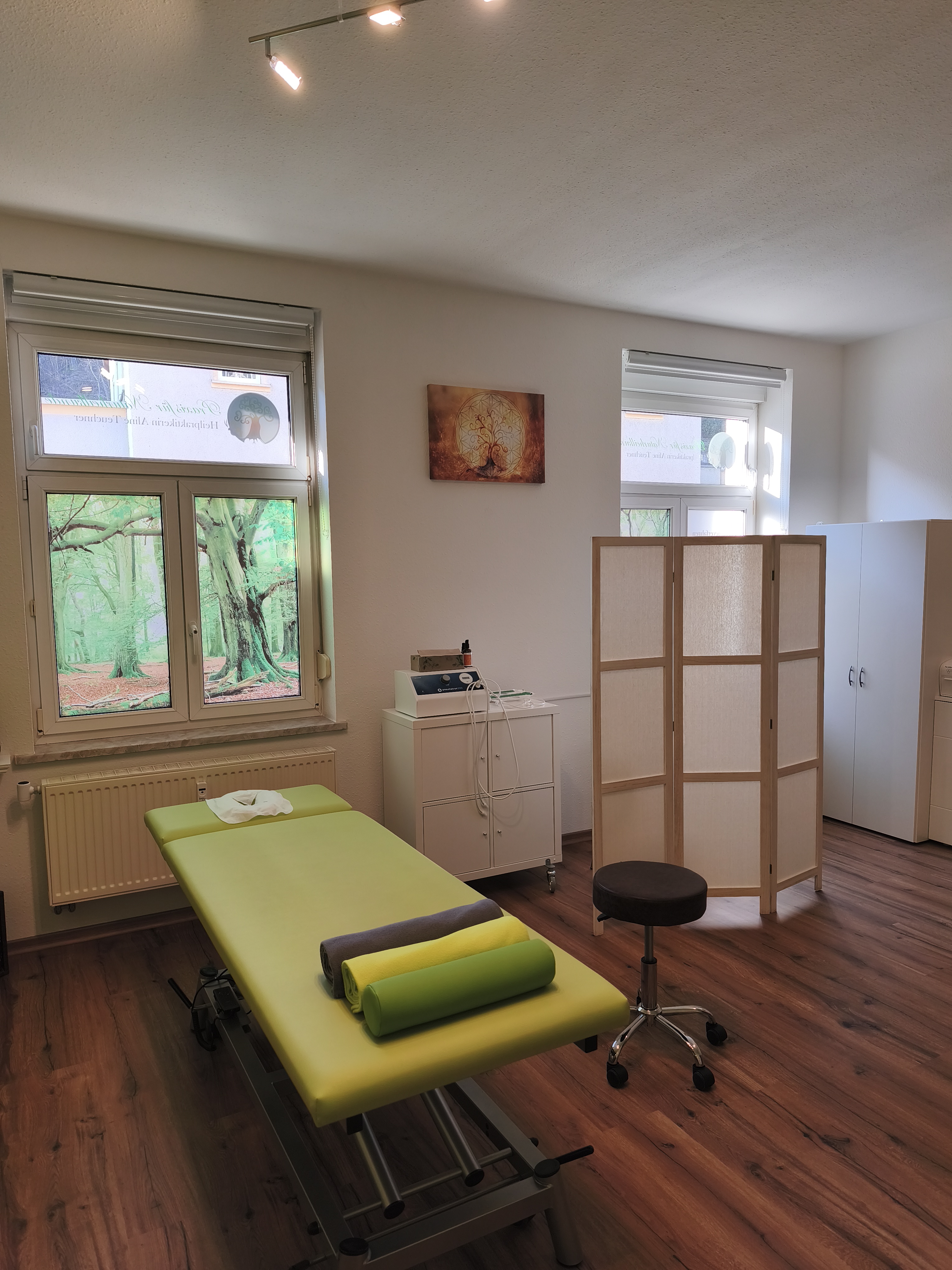 Praxis für Naturheilkunde - Heilpraktikerin Aline Teuchner Praxis Räume Behandlungsraum