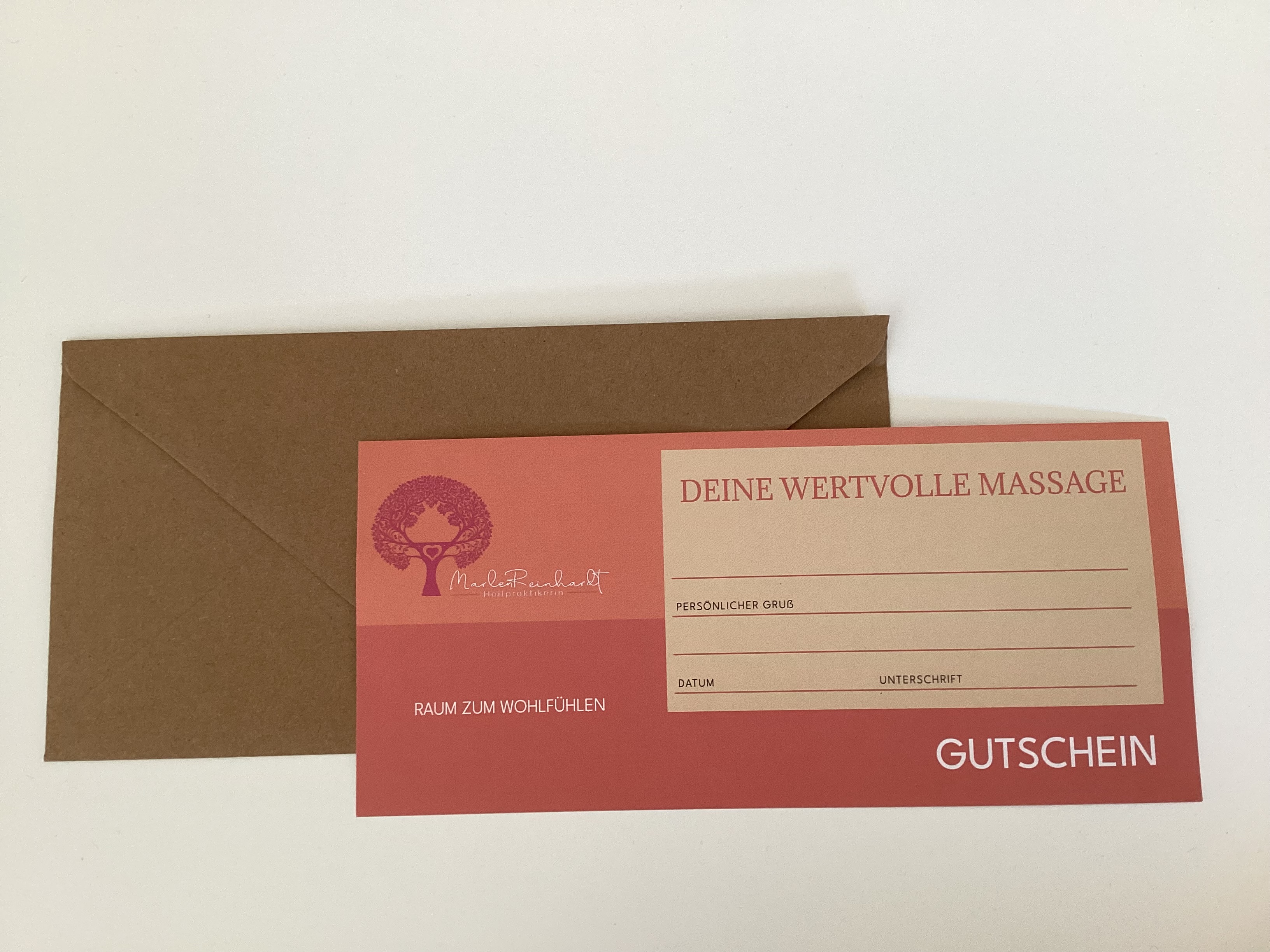 Heilpraktiker: Massagegutschein - Heilpraxis Marlen Reinhardt